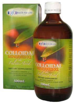 REACH FOR LIFE COLLOIDAL MINERALS FULVIC XL 500ML