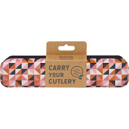RETROKITCHEN Geometric Stainless Steel Cutlery Set | Hair Spray