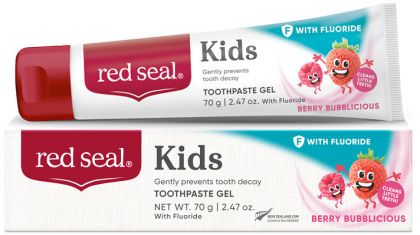 RED SEAL KIDS W/FLUORIDE BERRY BUBBLICIOUS TOOTHPASTE GEL 70G