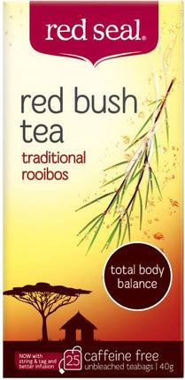 RED SEAL RED BUSH (ROOIBOS) X 25 TEA BAGS