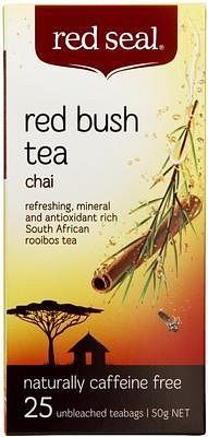 RED SEAL RED BUSH ROOIBOS & CHAI X 25 TEA BAGS