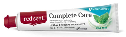 RED SEAL COMPLETE CARE W/FLUORIDE MILD MINT TOOTHPASTE 100G