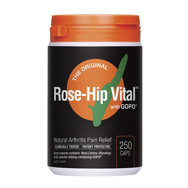 ROSE-HIP VITAL Arthritis Pain Relief Capsules 250 Caps | Supplement