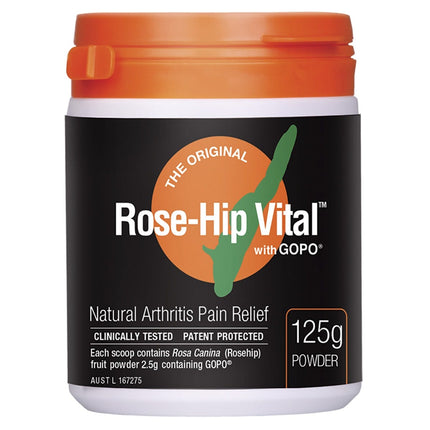 ROSE-HIP VITAL Arthritis Pain Relief Powder 125g | Personal Care Product