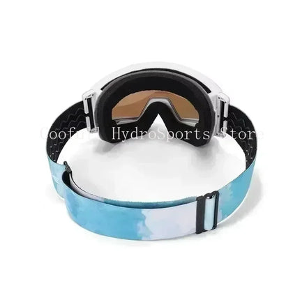 Electrically Heated Anti Fog Polarized Ski Goggles, Magnetic Interchangeable Gradient Lens,  for Winter Sports, Snowboarding