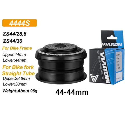 MTB Road Bike Internal Thread-less Headset SEMI-INTEGRATED CNC Headset 1 1/8"-1 1/2" Sealed Bearing Straight Tapered Fork Headset