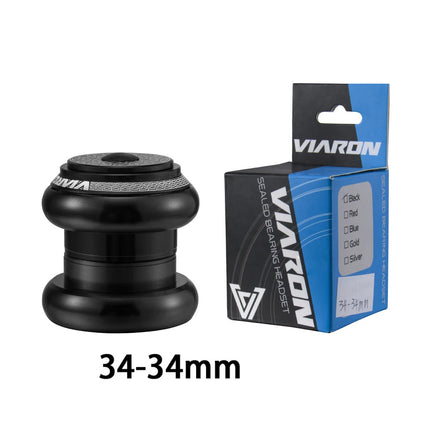 MTB Road Bike Internal Thread-less Headset SEMI-INTEGRATED CNC Headset 1 1/8"-1 1/2" Sealed Bearing Straight Tapered Fork Headset