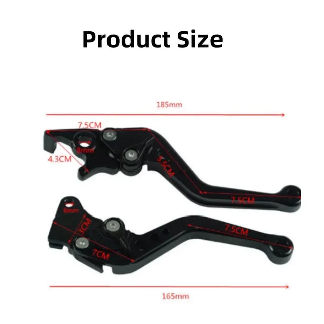 Universal Fit Alloy Motorcycle Brake & Clutch Lever Handle CNC