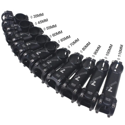 Bicycle Stem 31.8mm Handlebar Ultralight 7° MTB Road Bike Stem 35-110mm