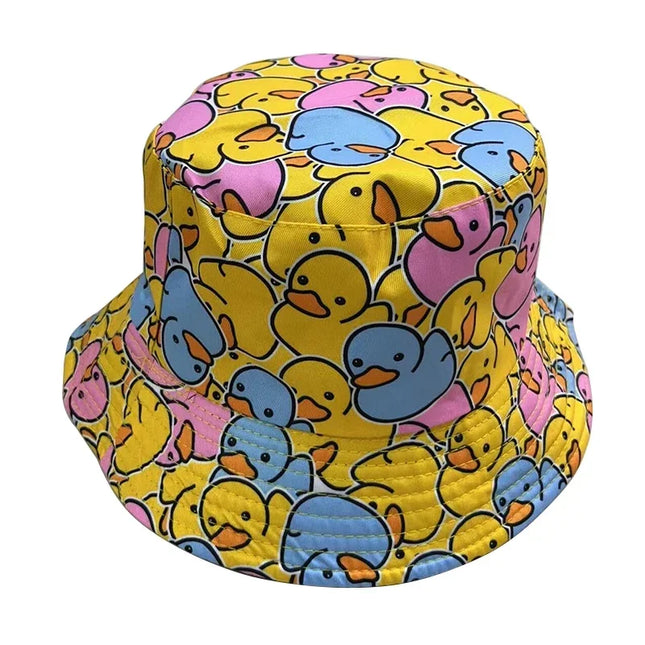 Reversible Yellow Duck Bucket Hat