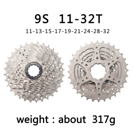 SENSAH Road Bike Cassette for 8/9/10/11 Speed, Compatible with HG Hub