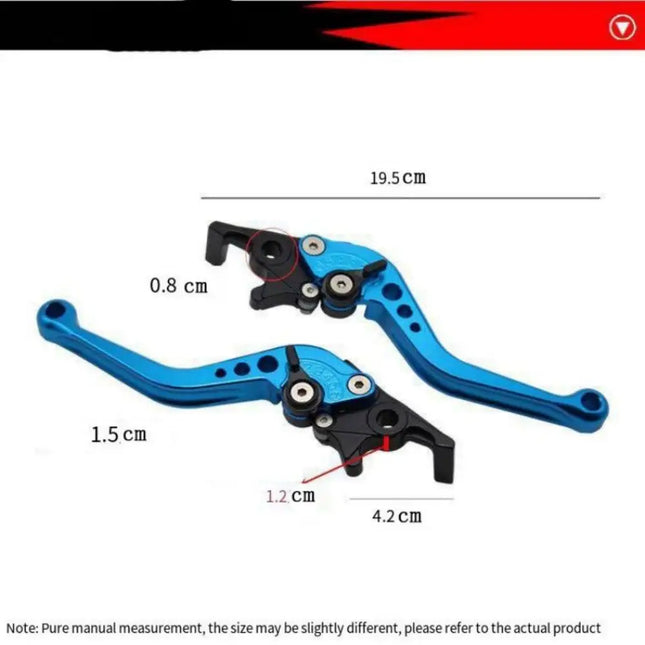 CNC Adjustable Double Disc Brake Handle for Motorcycle & Electric Vehicles