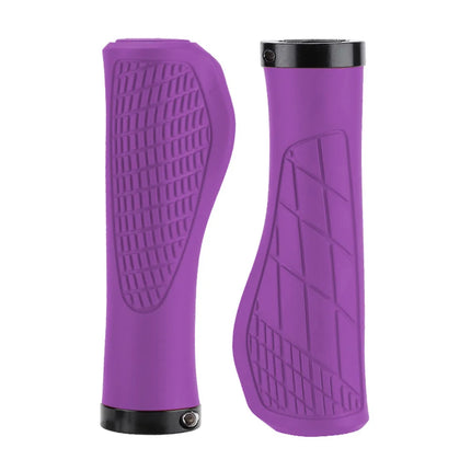 MTB Shockproof Anti-Slip Lockable Bicycle Grips  Ergonomic Rubber Ball Handle