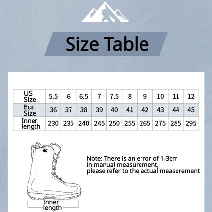 Adult Ski Boots Winter Warm Non-slip Snowboard Shoes for Men & Women