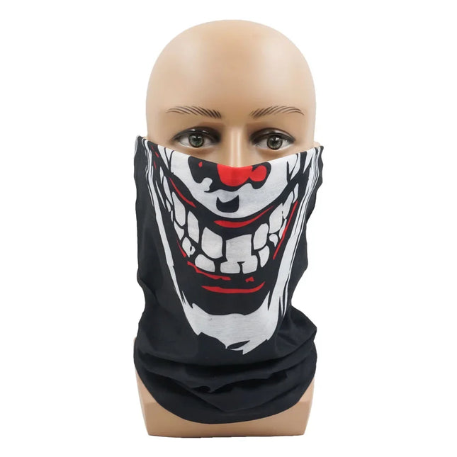 Cosplay Skull Neck Gaiter Face Mask Cycling Ski Bandana Headwear for Men & Women