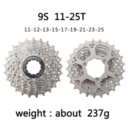 SENSAH Road Bike Cassette for 8/9/10/11 Speed, Compatible with HG Hub