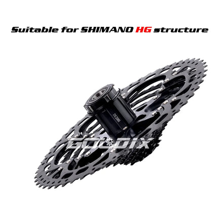 GOLDIX MTB Cassette 8/9/10/11/12 Speed 40-50T for Shimano/SRAM