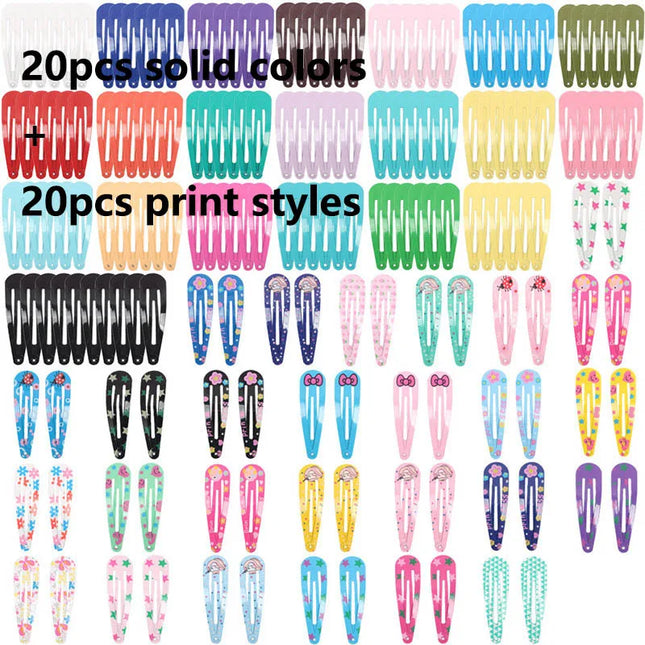 Hair Accessories Set - Flower Hair Clips for Girls