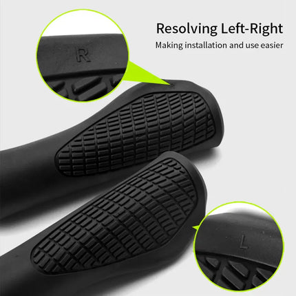 Anti-Slip Shockproof Mountain Bike Handlebar Grips  Ergonomic Lockable