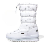white snow