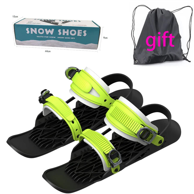 1 Pair of Universal Models Ski Skates Shoes Skiboard Snowboards Mini Snowblades Skates for Outdoor Sports Skiing