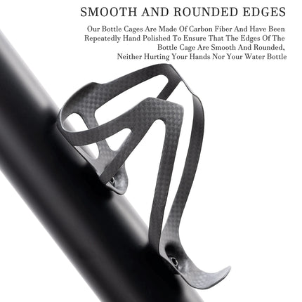 3K Carbon Fiber Bicycle Water Bottle Cage