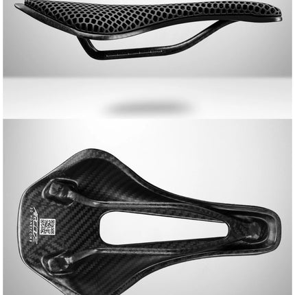 RYET 3D Printed Ultralight Carbon Saddle  Hollow, Comfortable Cushion for MTB & Road Racing