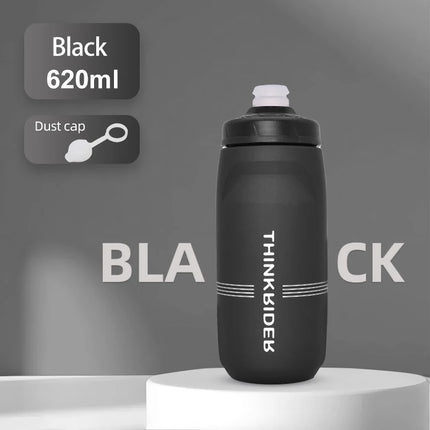 ThinkRider Bicycle Water Bottle  Large Capacity, Plastic, Portable, for MTB & Road Cycling
