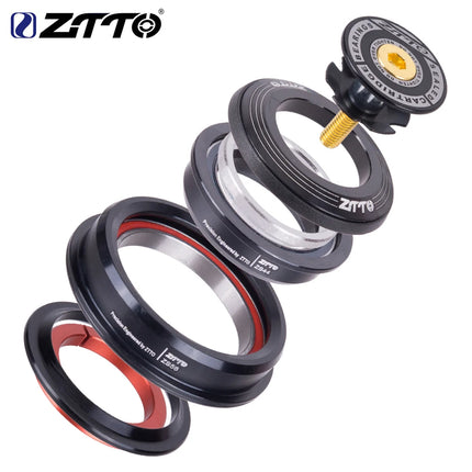 ZTTO MTB Road Bicycle Headset CNC 1 1/8"-1 1/2" Tapered 28.6 Fork Bearing