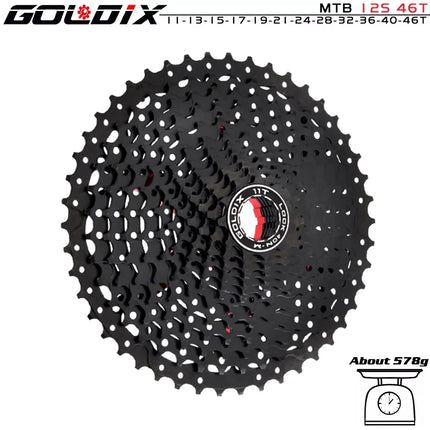 GOLDIX MTB Cassette 8/9/10/11/12 Speed 40-50T for Shimano/SRAM