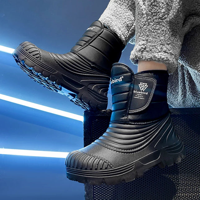 New men winter snow boots thickened waterproof windproof and warm boots with fur negative 40 degree cold-resistant large size 49