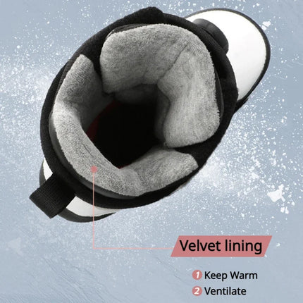 Adult Ski Boots Winter Warm Non-slip Snowboard Shoes for Men & Women