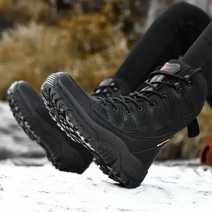 New Men Tactical Boots Waterproof Hunting Hiking Shoe Lace Up Desert Unisex Army Boot Male Women Brand Motorcycle Climbing Shoe