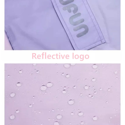 Gradient Ski Suit Girl Waterproof  Warm Loose Cotton Clip Snowboard Pink Purple Woman Adult Men Winter Outdoor Jacket Coat Pants