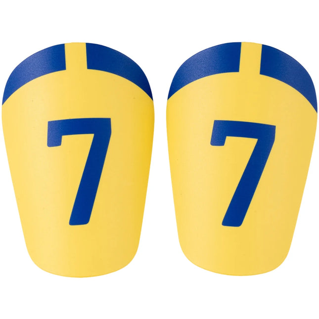 1 Pair Mini Football Shin Pads - Wear-Resistant, Shock Absorbing, Lightweight Soccer Training Shank Board