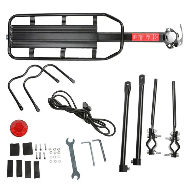 Mountain Bike Rear Rack  Quick-Release, Aluminum Alloy, with Reflector