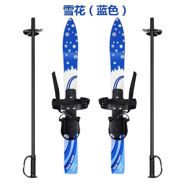 Лыжи Primary Ski Double Board Children's Plastic Snowboard Outdoor Snow Leisure Sports Supplies Sled горные лыжи