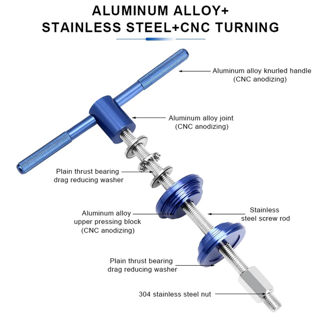 RIDERACE Bottom Bracket Tool  MTB/Road Bike Headset Press, Cycling Repair Tool.