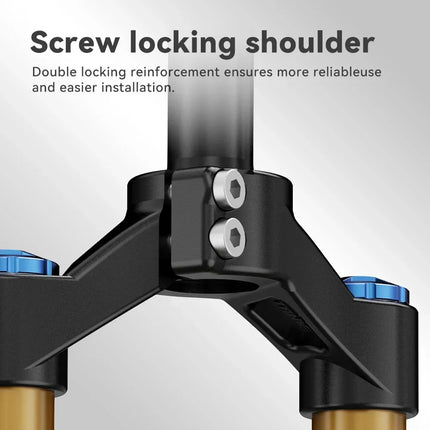 TANKE MTB Bike Fork  120mm Travel, Rebound Adjustable, Quick Release