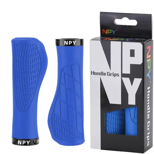 MTB Rubber Lock-On Bicycle Grips  Shockproof & Anti-Slip