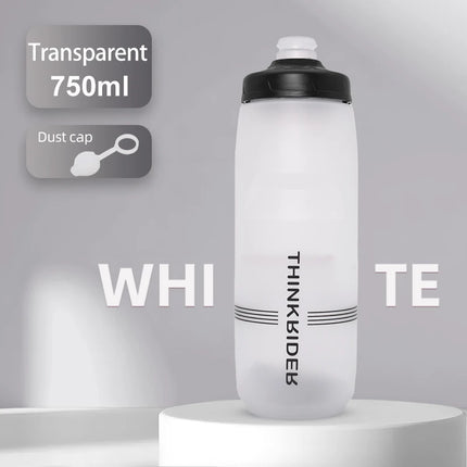 ThinkRider Bicycle Water Bottle  Large Capacity, Plastic, Portable, for MTB & Road Cycling