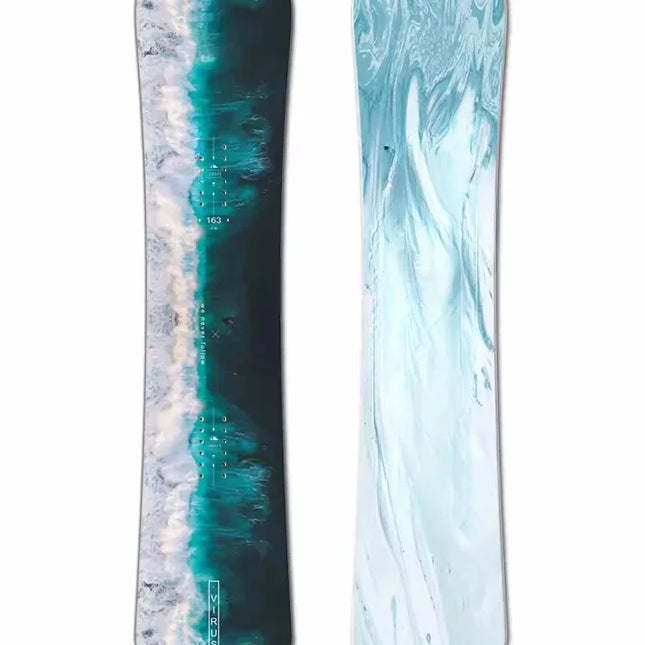 Single Board Snowboard, All-around Board, Sintered Bottom Board, Universal Board for Men and Women, All Region Flat Board, Carve