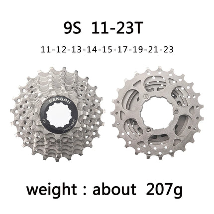 SENSAH Road Bike Cassette for 8/9/10/11 Speed, Compatible with HG Hub