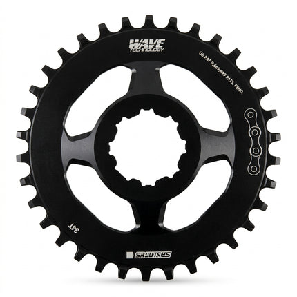 CHAIN RING For Aion Chainweel - 30T,(BT) SR SUNTOUR Direct Mount. Alloy. WAVE Tech (functions like NARROW WIDE)