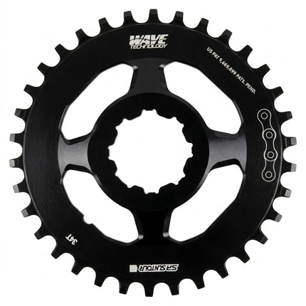 CHAIN RING For Aion Chainweel - 32T (BT) SR SUNTOUR Direct Mount. Alloy. WAVE Tech (functions like NARROW WIDE)