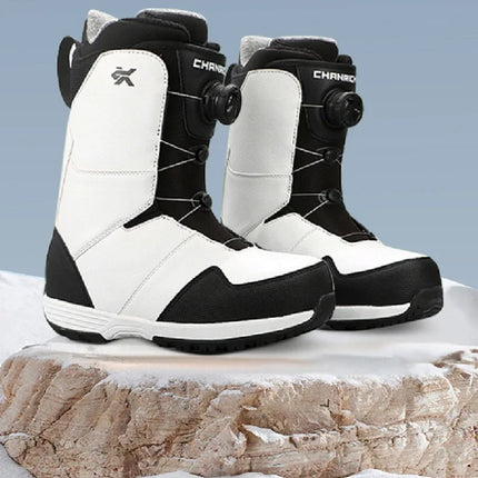 Adult Ski Boots Winter Warm Non-slip Snowboard Shoes for Men & Women