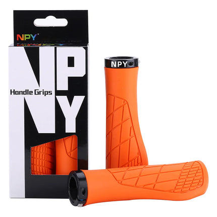 MTB Shockproof Anti-Slip Lockable Bicycle Grips  Ergonomic Rubber Ball Handle