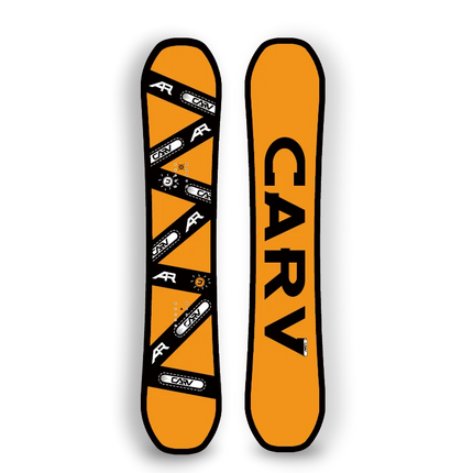 CARV2023 snowboard veneer set men and women beginner all-around board Japanese adult snowboard novice all-around board