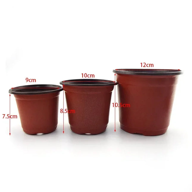 Durable Plastic Nursery Pots  Grow Box & Transplant Tray.