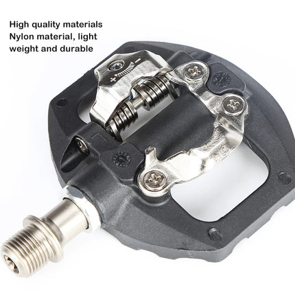 TANKE Mountain Bike Pedals SPD Dual Clipless & Flat Aluminum Pedals with 3 Sealed Bearings